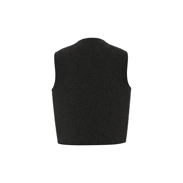 Mouwloos sherpa damesjasje Black XS Mouwloos sherpa damesjasje Black XS