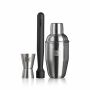 Vacu Vin Cocktailset Bar in a Box Starter - zilver