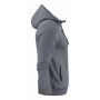 Printer Overhead full zip hoody Steel grey 5XL