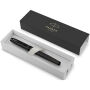 Parker IM achromatische rollerbalpen (zwarte inkt) - Zwart