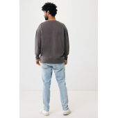 Iqoniq Kruger gerecycled katoen relaxed sweater, antraciet (XS)
