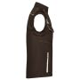 Workwear Softshell Vest - COLOR - brown/stone S