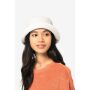 Ecologische uniseks bucket hat in badstof Almond Green S/M