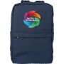 Gerecyclede polycotton (330 gsm) rugzak Seraphina blauw