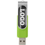 Rotate USB 3.0 met doming - Lime - 128GB