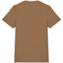 Ecologische uniseks T-shirt Dark camel XXL