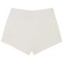 Ecologisch damesshort French Terry  washed ivory M