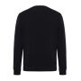 Iqoniq Etosha lichtgewicht gerecycled katoen sweater, zwart (XL)