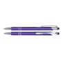 Aluminium touch-stylus balpen Limoges Paars - Blauwe inkt