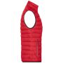Ladies' Down Vest red/silver S