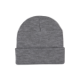 Gerecyclede muts met gebreide omslag Oxford grey One Size