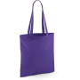 Shopper met lange hengsels Purple One Size Shopper met lange hengsels Purple One Size