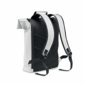 BAI ROLL - Laptop Rolltop rugzak PU - Wit