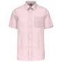 Ace - Heren overhemd korte mouwen Pale Pink XS