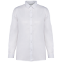 Ecologisch damesoverhemd van lyocell Washed White L