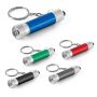 LERGAN. Aluminium sleutelhanger met 3 LED-lampjes