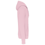 Ecologische kindersweater met capuchon Pale Pink 12/14 jaar