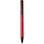 Verton balpen van gerecycled aluminium met draaibare huls (blauwe inkt) - Rood