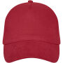 Doyle 5 panel cap - Rood Doyle 5 panel cap - Rood