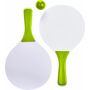 Houten strand tennisset Eliza lime