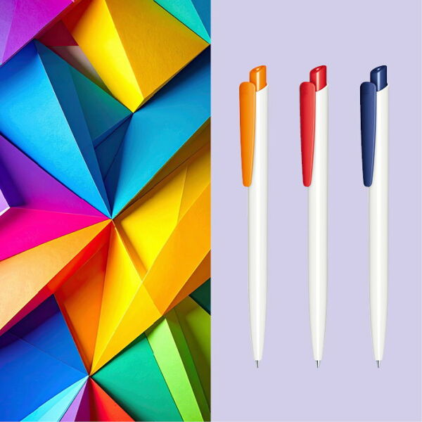 Dart Polished Basic Wit - Oranje 151 Dart Polished Basic Wit - Oranje 151