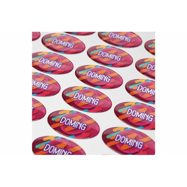 Doming Ovaal 40x20 mm - Wit Doming Ovaal 40x20 mm - Wit