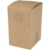Ventio draagbare ventilator van gerecycled plastic met magneet - Wit