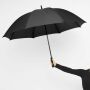 Manueel te openen, stormvaste paraplu TORNADO zwart