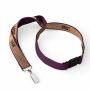 Zeefdruk lanyard van kurk en polyester