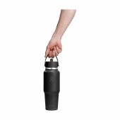 Hydro Flask Wide Mouth Travel Bottle with Flex Straw Cap 946 ml waterfles - zwart