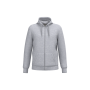 Gerecyclede uniseks sweater met rits en capuchon Oxford Grey 5XL Gerecyclede uniseks sweater met rits en capuchon Oxford Grey 5XL