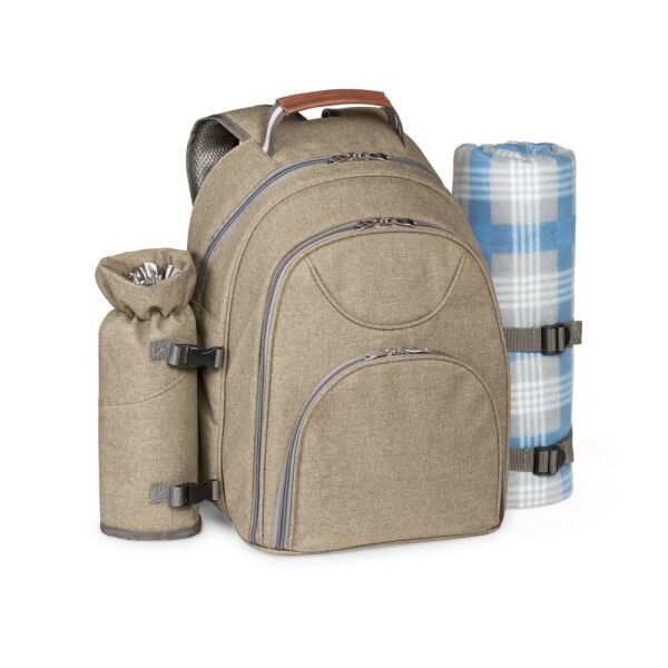 VILLA. Thermische picknickrugzak van 600D, gerecycled polyester met hoge dichtheid