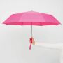 COVER - Automatisch te openen uit 3 secties bestaande paraplu, roze
