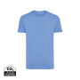 IQONIQ Manuel gerecycled katoen t-shirt ongeverfd, heather blue (M)