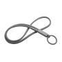 Tubyard lanyard met gerecycleerde plastic buis - Grijs