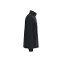 Verstelbaar fleecevest met elastische mouwboorden Black 6XL
