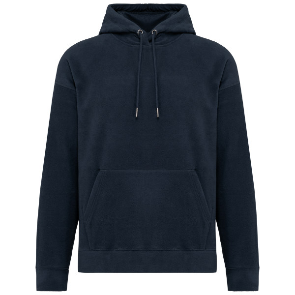 Oversized uniseks sweater met capuchon van gerecycled fleece Navy XXL Oversized uniseks sweater met capuchon van gerecycled fleece Navy XXL