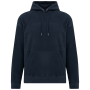 Oversized uniseks sweater met capuchon van gerecycled fleece Navy XXL