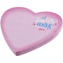 Sticky-Mate® heart-shaped recycled sticky notes - White