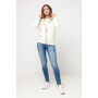 IQONIQ Abisko gerecycled katoen hoodie met rits, natural raw (XXL)