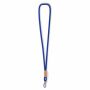 Polyester koord-keycord met bamboe plaatje