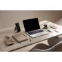 VINGA Baltimore RCS Passport houder met Dual FInder, greige VINGA Baltimore RCS Passport houder met Dual FInder, greige