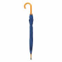 CALA - Paraplu met houten handvat - Blauw