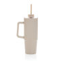 Tana RCS plastic tumbler met handvat 750 ml, beige