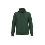 Gerecycled sweater met rits en capuchon uniseks Forest Green XS