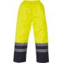 Hi vis waterproof over trousers Hi Vis Yellow/Navy S