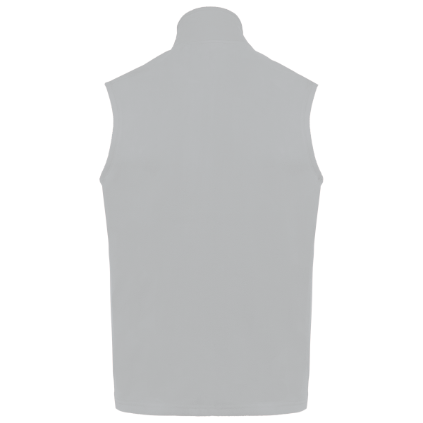 Ecologische uniseks bodywarmer van microfleece Snow Grey XS Ecologische uniseks bodywarmer van microfleece Snow Grey XS