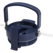 Bronx 900 ml RCS gecertificeerde, vacuüm geïsoleerde beker van gerecycled roestvrij staal en koper met deksel met dubbele functie - Navy