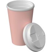 Americano® Infiniti geïsoleerde beker van 350 ml met morsbestendig deksel - Bleekroze