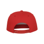 Classic snapbackpet 5 panelen RED One Size